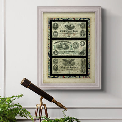 World Menagerie Money Money Money II Framed On Canvas Print
