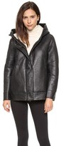 Thumbnail for your product : Helmut Lang Short Shearling Leather Coat