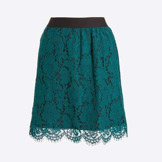 J.Crew Pull-on lace skirt