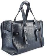 Thumbnail for your product : Orciani Blue Embossed Leather Bag