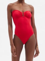 Thumbnail for your product : Eres Cassiopee U-ring Strapless Swimsuit - Red