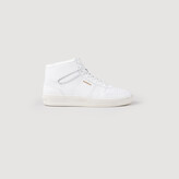 Thumbnail for your product : Sandro Leather high-top sneakers