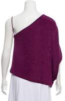 Thumbnail for your product : Alice + Olivia Asymmetrical Neckline Draped Top w/ Tags