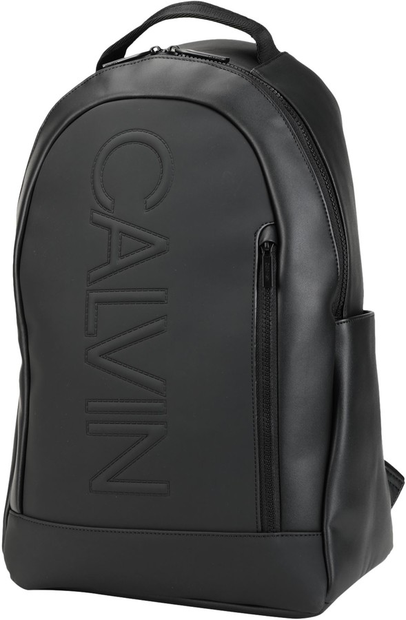 calvin klein backpack white