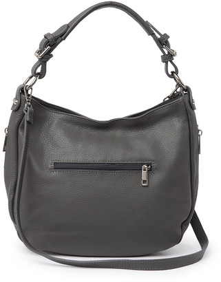 Anna Luchini Pebbled Leather Hobo Bag