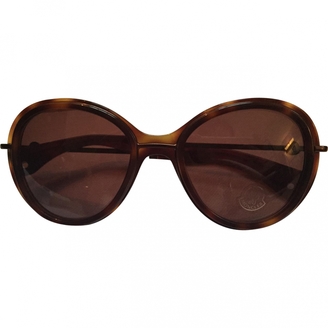 Moncler Brown Plastic Sunglasses