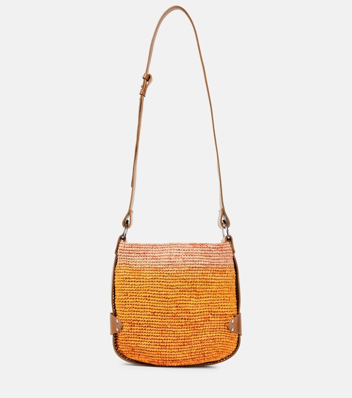 Isabel Marant Bayia Mini raffia tote