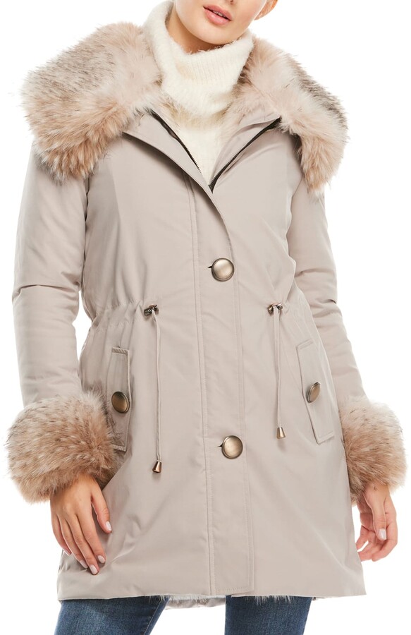 fur lined storm coat