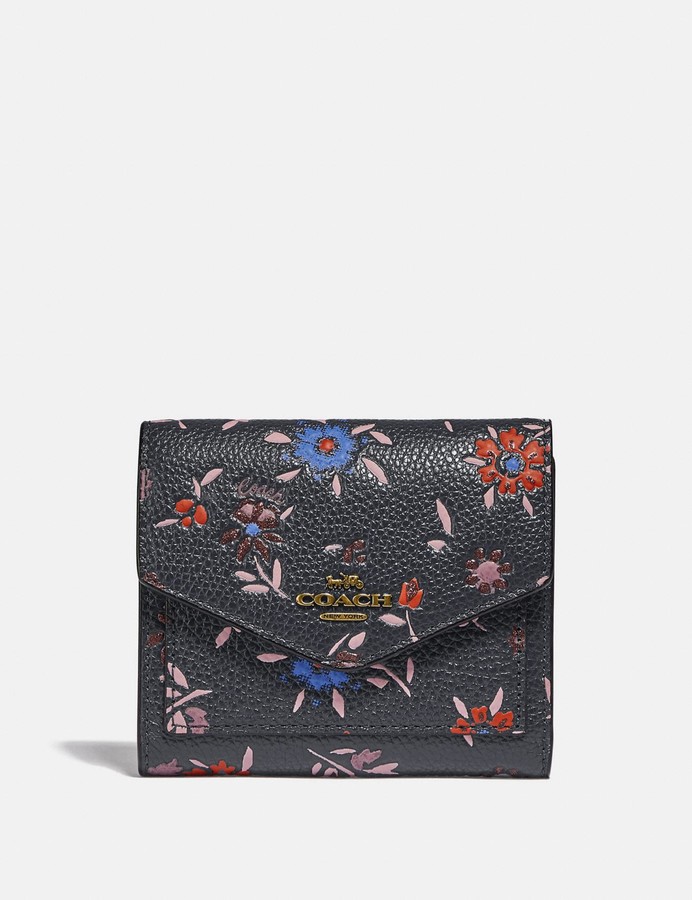 Coach Small Wallet With Wildflower Print - ShopStyle
