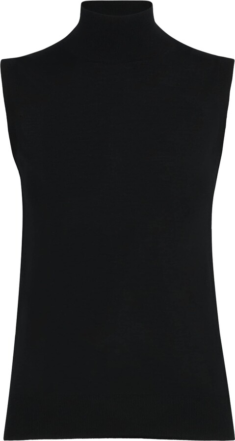 Max Mara Virgin Wool Sleeveless Sweater