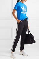 Thumbnail for your product : adidas Trefoil Printed Stretch-cotton Jersey T-shirt - Bright blue