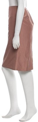 Prada Silk Knee-Length Skirt