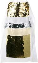 Christopher Kane sequin panel midi skirt