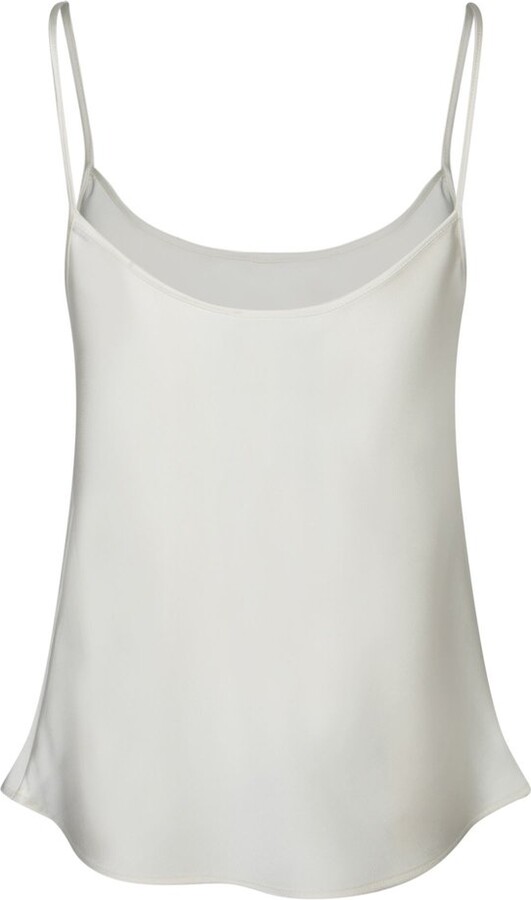 Blanca Vita Satin Spaghetti Strap Top