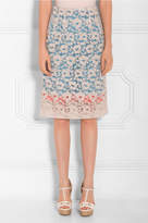 Thumbnail for your product : Tsumori Chisato Embroidered Organza Skirt
