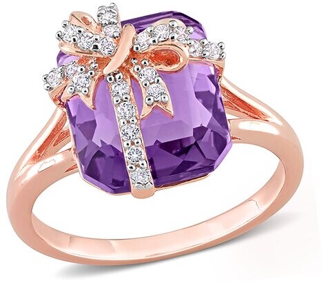 Rina Limor Fine Jewelry Rose Gold Vermeil 6.71 Ct. Tw. Gemstone Ring