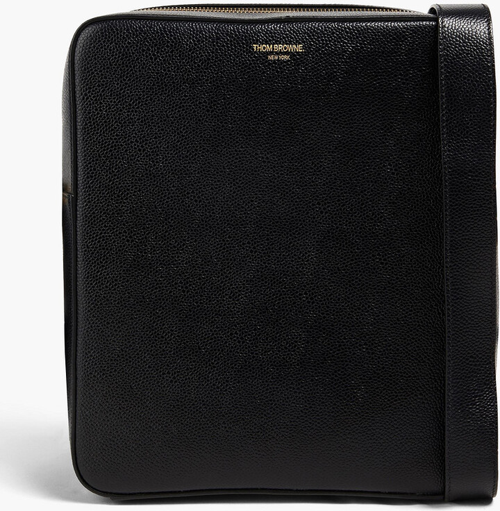 Thom Browne Pebbled-leather camera bag ShopStyle