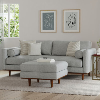 Latitude Run 89-Inch Sofa And Ottoman Set