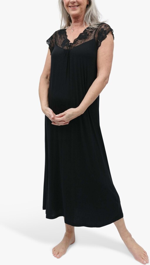 Nora Rose by Cyberjammies Winnie Lace Detail Jersey Nightdress
