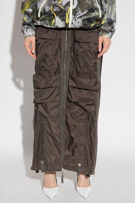 Diesel O Crep Zipped Skirt - ShopStyle