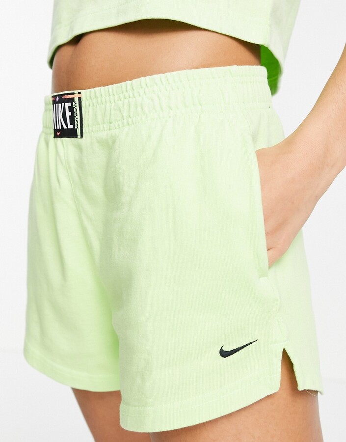 neon womens nike shorts