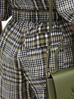 Thumbnail for your product : Ganni Checked Cotton-blend Seersucker Shorts - Grey Multi