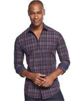 Thumbnail for your product : Alfani BLACK Big and Tall Foster Plaid Shirt