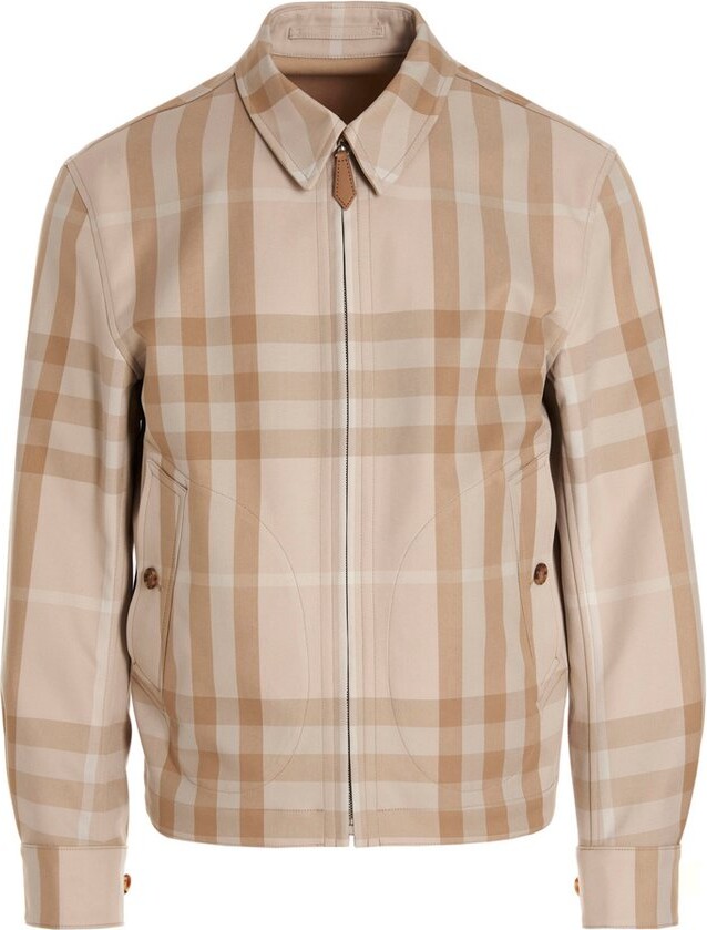 Burberry Reversible Checked Zipped Jacket   ShopStyle