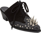 Thumbnail for your product : Junya Watanabe Spiked Lace-Up Slides