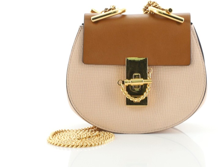 chloe nano leather drew crossbody