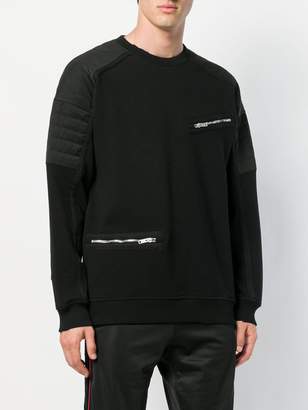 Givenchy zip detail sweatshirt