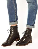 Thumbnail for your product : New Kid Penny Dreamcore Stud Black Lace Up Boot