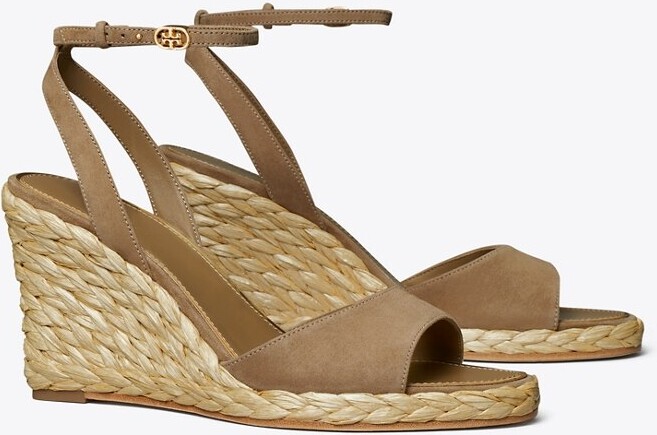 Raffia Wedge Sandal