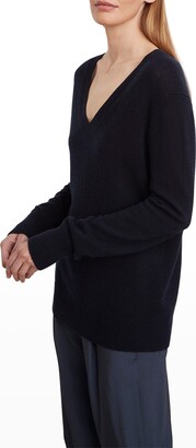 Vince Cashmere Raglan-Sleeve V-Neck Sweater