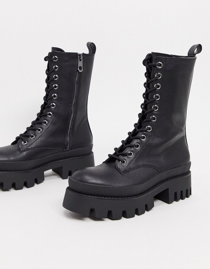 Bershka Black Women's Boots | Shop the world's largest collection of  fashion | ShopStyle