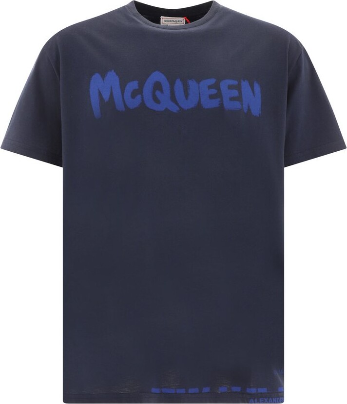 Alexander McQueen Logo Printed Crewneck T-Shirt