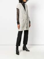 Thumbnail for your product : MM6 MAISON MARGIELA sleeveless knit cardigan