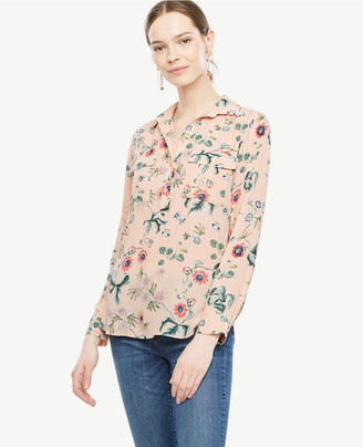 Ann Taylor Home Tops + Blouses Petite Oasis Camp Shirt Petite Oasis Camp Shirt