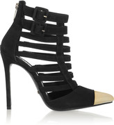 Thumbnail for your product : Schutz Belia cutout suede ankle boots