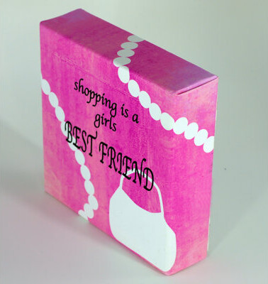 We Agree 'Shopping Is a Girls Best Friend' Graphic Art on Wrapped Canvas