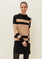 Thumbnail for your product : Phase Eight Azera Colourblock Textured Knit Dress