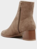 Thumbnail for your product : Long Tall Sally Block Heel Zip Boot - Brown