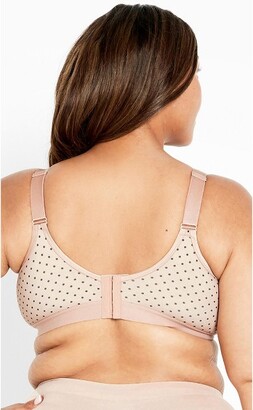 Avenue Body  Women's Plus Size Comfort Cotton No Wire Bra - White - 40d :  Target