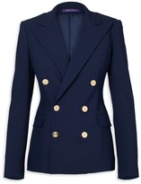 ralph lauren double breasted jacket