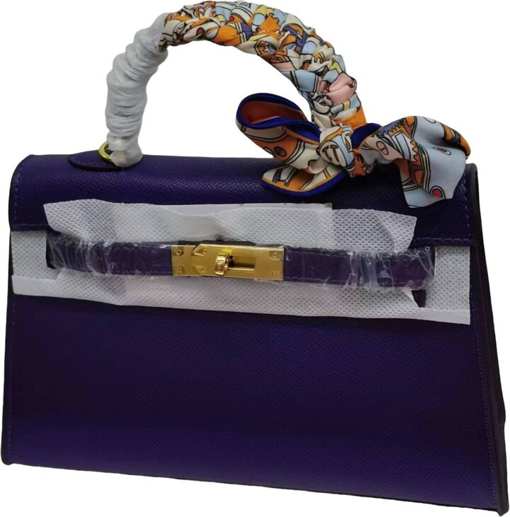 Glam Collections Glam Signature Mini Purse In Purple