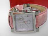 Thumbnail for your product : Invicta Angel Square Classic 9590 Stainless Steel & Leather Quartz 31mm Womens Watch