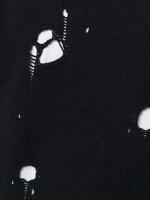 Miharayasuhiro Maison Mihara Yasuhiro distressed sweater