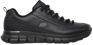 skechers work trick trainers ladies