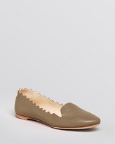 Thumbnail for your product : Chloé Smoking Flats - Scallop