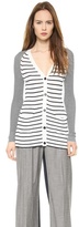 Thumbnail for your product : M.PATMOS Ribbed Striped Cardigan
